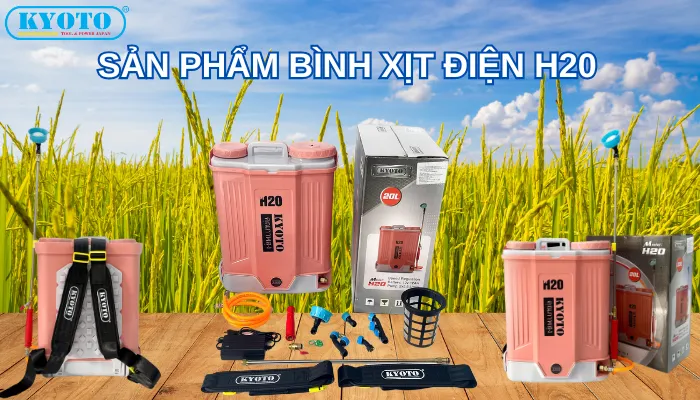 Bình xịt điện H20 mẫu mới nhất Bình xịt điện H20 mẫu mới nhất