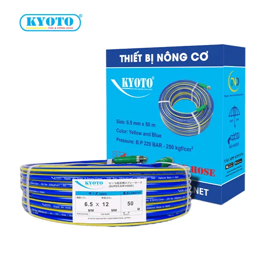 Dây Phun Thuốc Trừ Sâu 6.5mm Xanh 2 Line